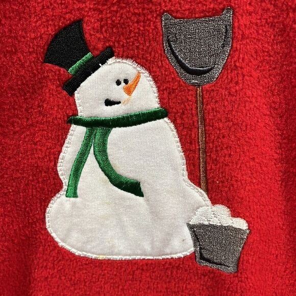 Bobbie Brooks fleece snowman sweater - Picture 4 of 4